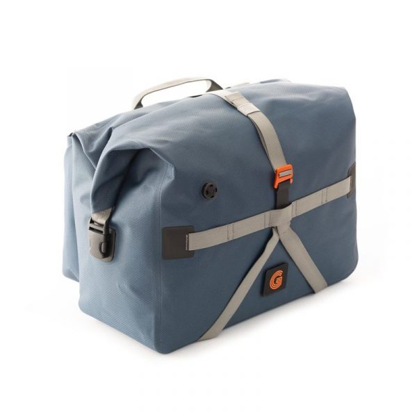 Brompton bolsa Borough Waterproof Roll Top Large Navy/ Grey - Imagen 2