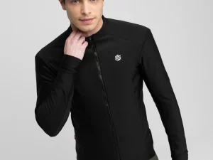 Siroko Chaqueta ciclismo softshell hombre Siroko J1 Furkapass negro