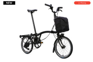 Brompton electric C Line  SuperRoll + e-Motiq system  4 vel negro mate