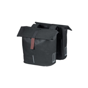 BASIL ALFORJA City - double bicycle bag - 28-32 liter - black
