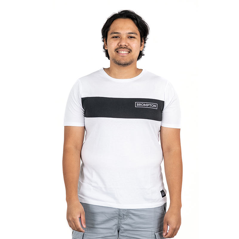 BROMPTON Logo Collection T-shirt in White - Imagen 4