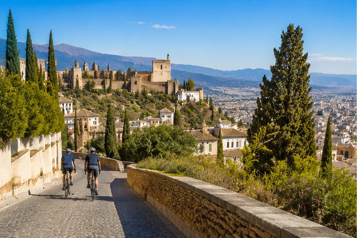 Ruta en bicicleta eléctrica por el Albaicín y Sacromonte de Granada